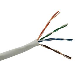 Özelleştirilmiş Cat6 Ethernet Kablosu PVC Ceket Lan Ağ Kablosu CE RoHS