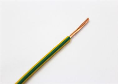 Isıya Dayanıklı PVC Tek Damarlı Kablo PVC İzolasyon Teli Yeşil Sarı